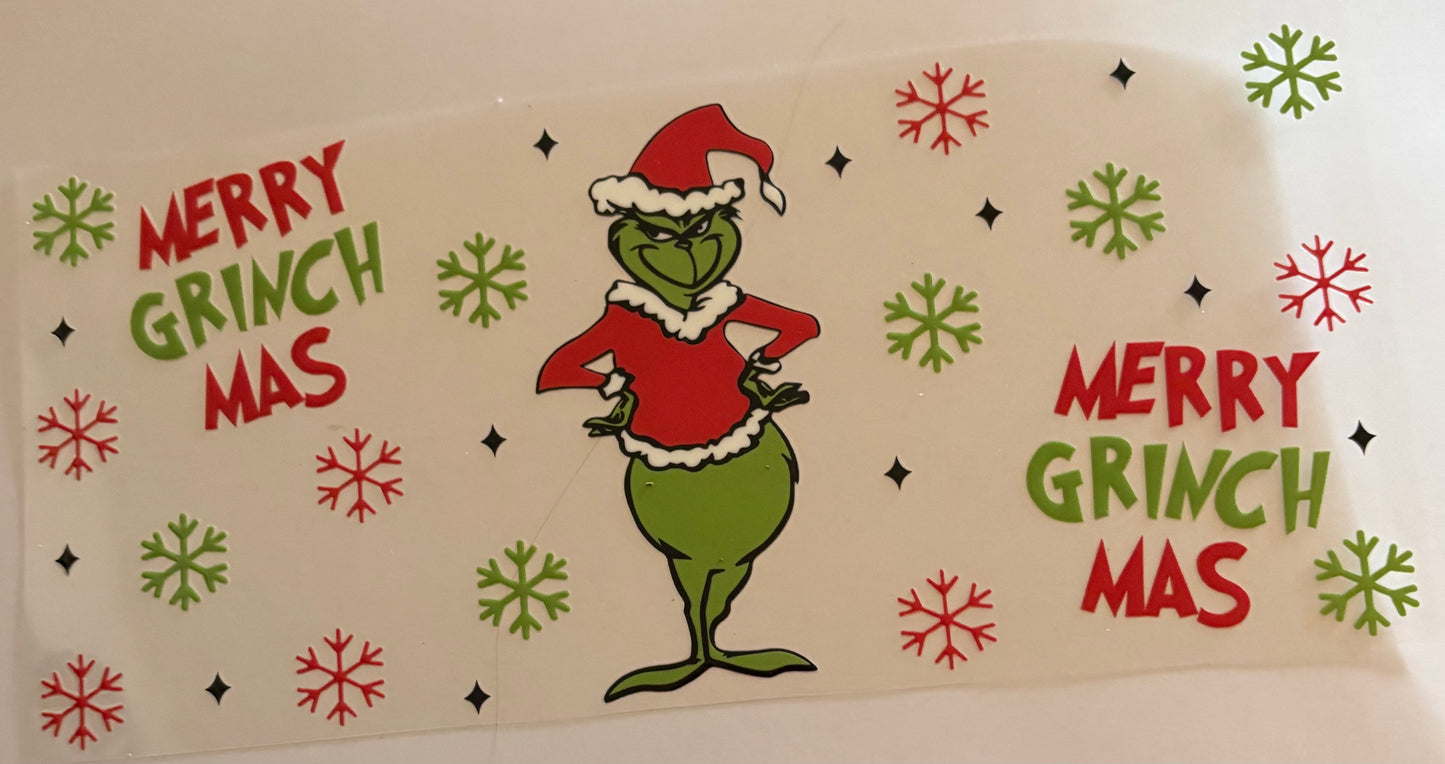 Grinch Cup wrap